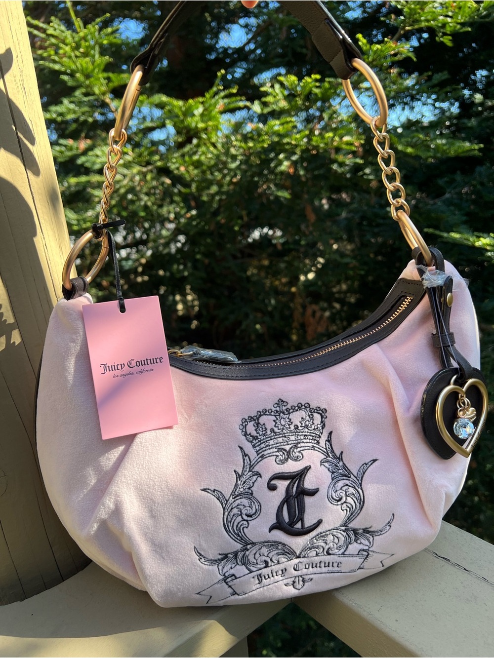 Juicy Couture Need More Juicy Pink Hobo